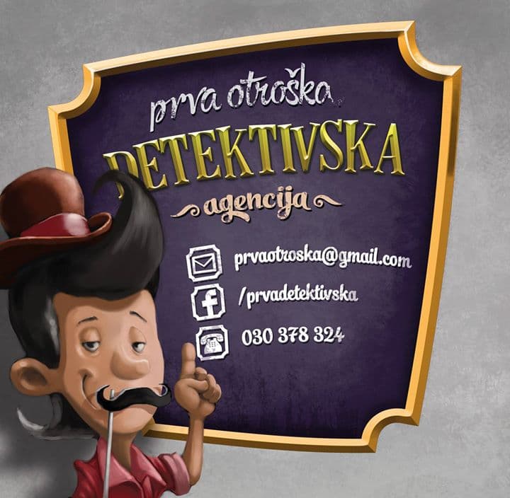 ZABAVA ZA OTROKE, ESCAPEROOM ZA OTROKE, PRVA OTROŠKA DETEKTIVSKA AGENCIJA, KLUZO D.O.O., LJUBLJANA
