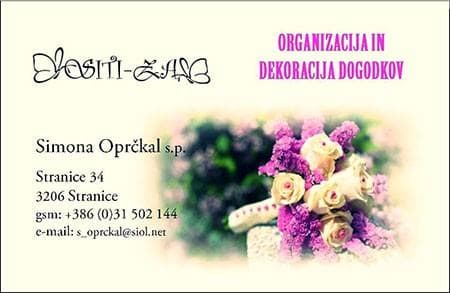 SITI-ZA, ORGANIZACIJA IN DEKORACIJA DOGODKOV, SIMONA OPRČKAL, STRANICE cover