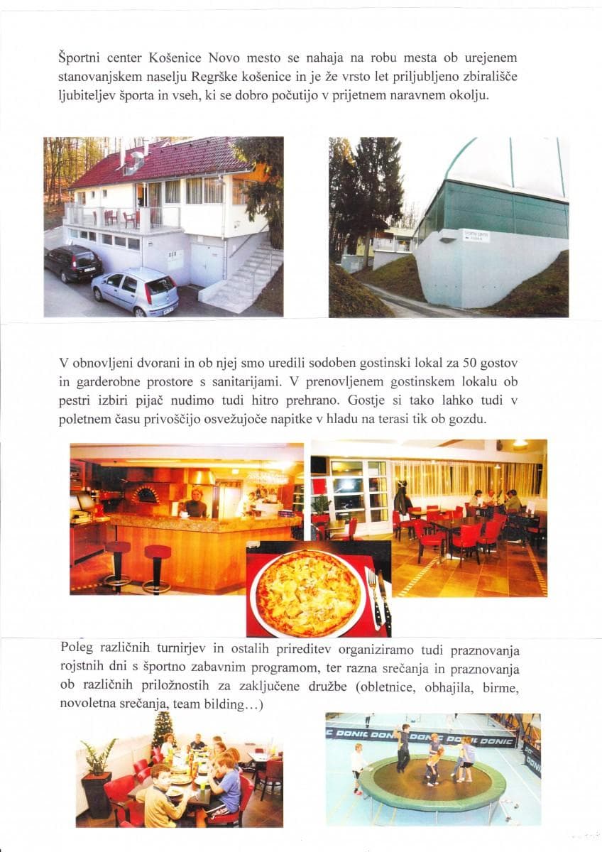 ŠPORT KLUB KOŠENICE NOVO MESTO