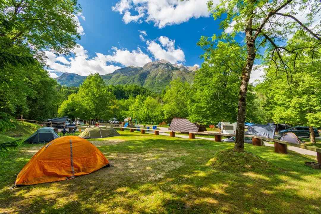 CAMP BOVEC GLAMPING IN BOVEC cover