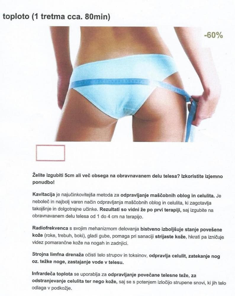 KOZMETIČNI SALON PTUJ, KAVITACIJA, VACUSLIM 48 STROJNA LIMFNA DRENAŽA-PRESOTERAPIJA