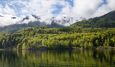 VODEN FOTOLOV V NARAVI, MIRKO ZALOKAR, BOHINJSKO JEZERO