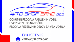 PRODAJA VOZIL, PRODAJA AVTODELOV VELENJE logo