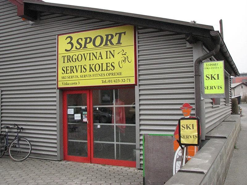 3 SPORT, TRGOVINA IN SERVIS ŠPORTNE OPREME, LJUBLJANA