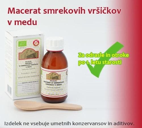 SIRUP RDEČE PESE, EKOLOŠKI MED, SMREKOVI VRŠIČKI Z MEDOM