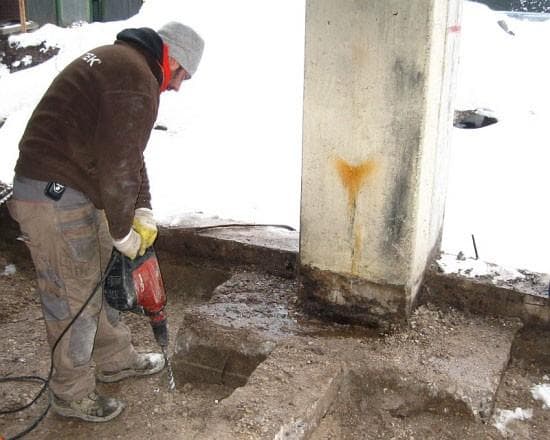 STABILIZIRANJE TEMELJEV, UTRJEVANJE TAL, POSEDANJE TAL, IVANČNA GORICA, URETEK d.o.o.