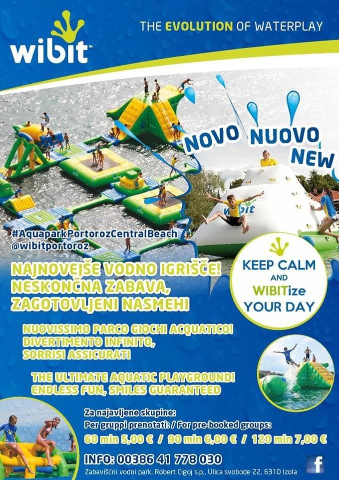 WIBIT ZABAVIŠČNI VODNI PARK, PORTOROŽ