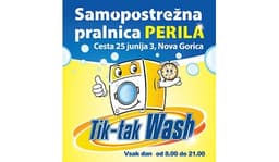 SAMOPOSTREŽNA PRALNICA PERILA TIK TAK WASH, NOVA GORICA logo