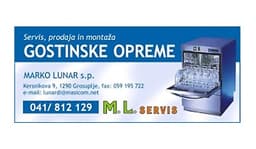 M. L. SERVIS, PRODAJA IN MONTAŽA GOSTINSKE OPREME MARKO LUNAR, GROSUPLJE logo