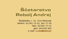 ŠČETARSTVO REBOLJ ANDREJ, MEDVODE logo