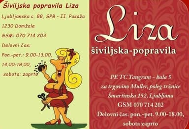 ŠIVILJSKA POPRAVILA LIZA, DOMŽALE