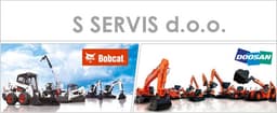 PRODAJA, SERVIS IN REZERVNI DELI ZA BOBCAT, DOOSAN IN DIMECH, S SERVIS D.O.O., LJUBLJANA logo