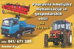 AVENTUR, TRANSPORT IN STORITVE, LJUBLJANA logo