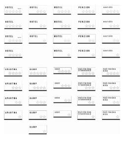 KATEGORIZACIJSKE TABLE ZVEZDICE, NAKLO logo
