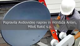 POPRAVILA AVDIOVIDEO NAPRAV, SERVIS ELEKTRONSKIH NAPRAV, MILOŠ RAKIĆ S.P., LJUBLJANA logo