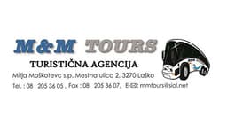 TURISTIČNA AGENCIJA, M&M TOURS, AVTOBUSNI PREVOZI, LAŠKO logo