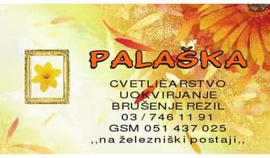 CVETLIČARNA PALAŠKA, CVETLIČNI ARANŽMAJI, VENCI, VRTNICE PO NAROČILU, LAŠKO