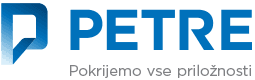 PETRE, IZPOSOJA IN IZDELAVA PRIREDITVENIH IN VIP ŠOTOROV, ALUMINIJASTIH SKLADIŠČNIH ŠOTOROV IN HAL logo