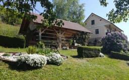 NAJEM VIKENDA DOLENJSKA POČITNIŠKA HIŠA PERME, RENTA COTTAGE DOLENJSKA SLOVENIA logo
